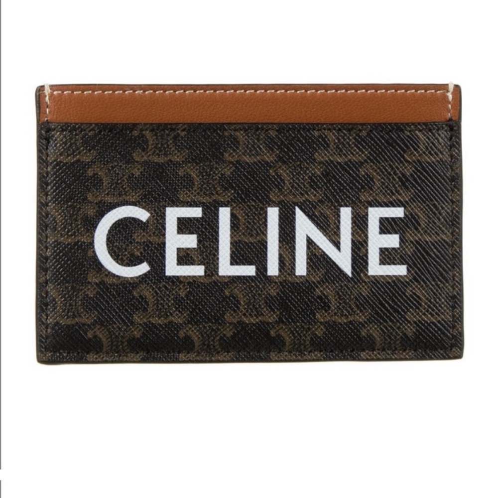 CELINE CARD HOLDER IN TRIOMPHE CANVAS - Picture 3 of 10